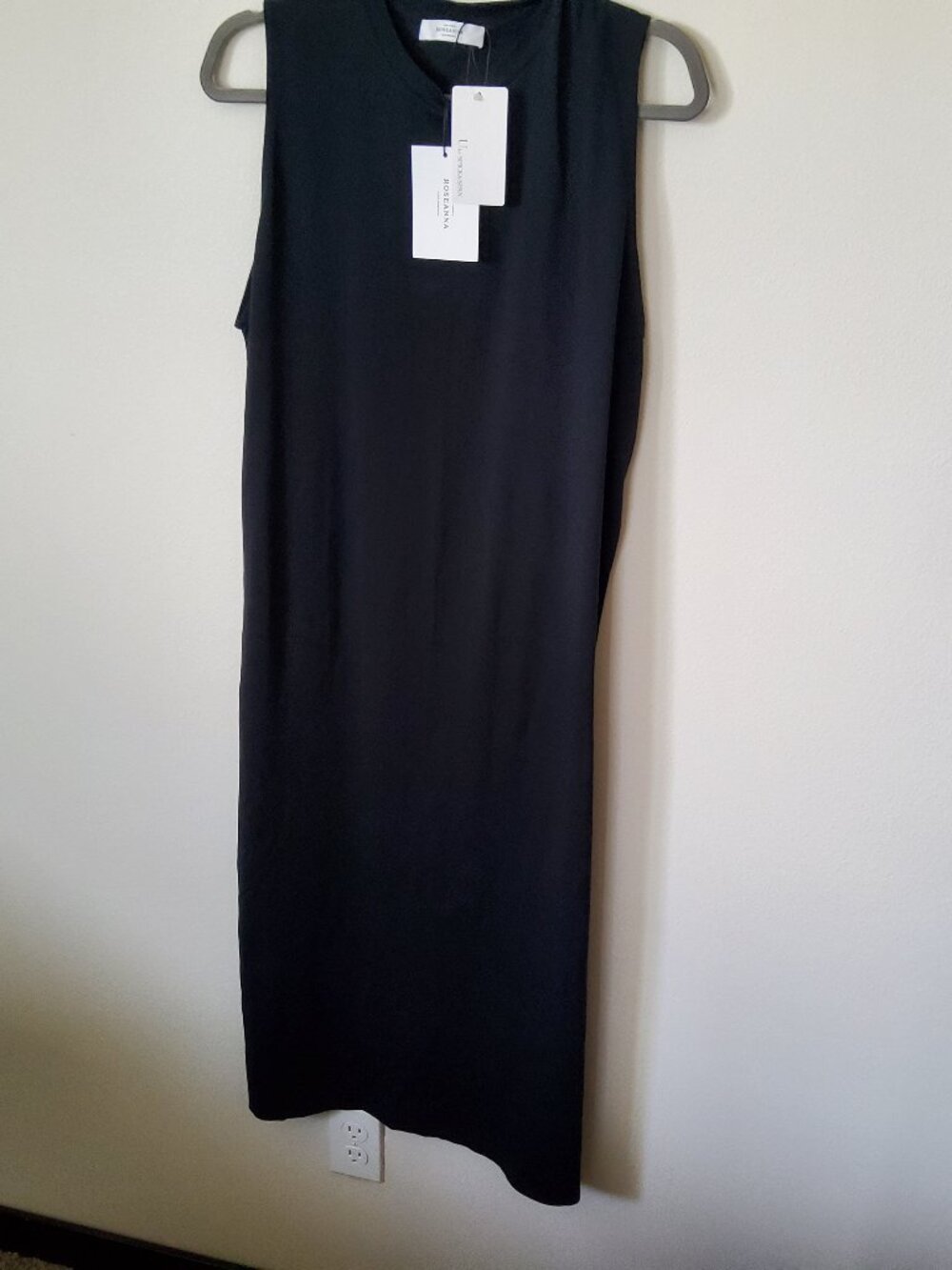 Luxury Black tank Dress size 8M US Euro size 36 Japan brand U by Spick and Span